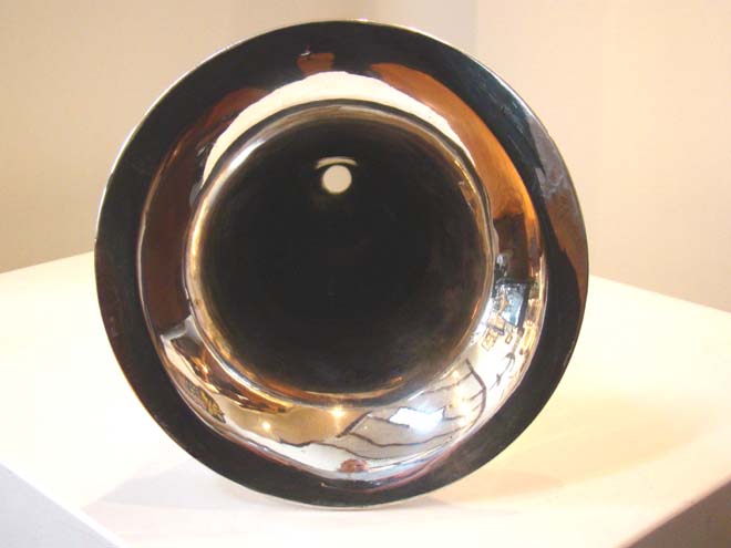 A 19th century Ship Captain's 'Hailing' Trumpet with presentation inscription dated 1845 — image 4